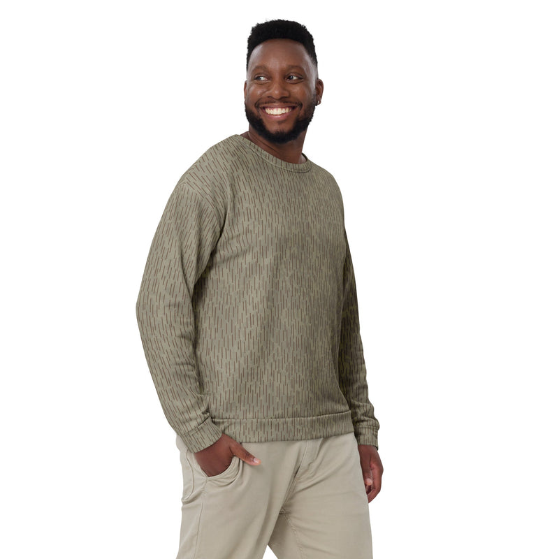 Rainstripe Needles and Clouds Brown CAMO Unisex Sweatshirt