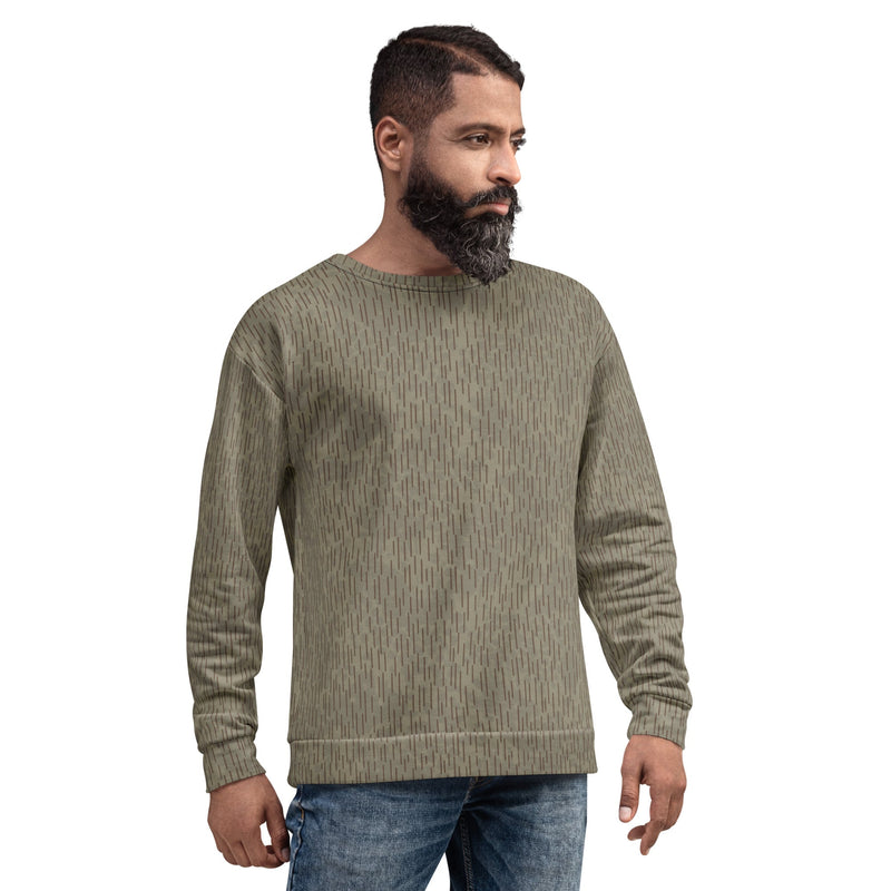 Rainstripe Needles and Clouds Brown CAMO Unisex Sweatshirt
