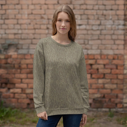 Czech Needles and Clouds Rainstripe Brown CAMO Unisex Sweatshirt - Sweatshirts