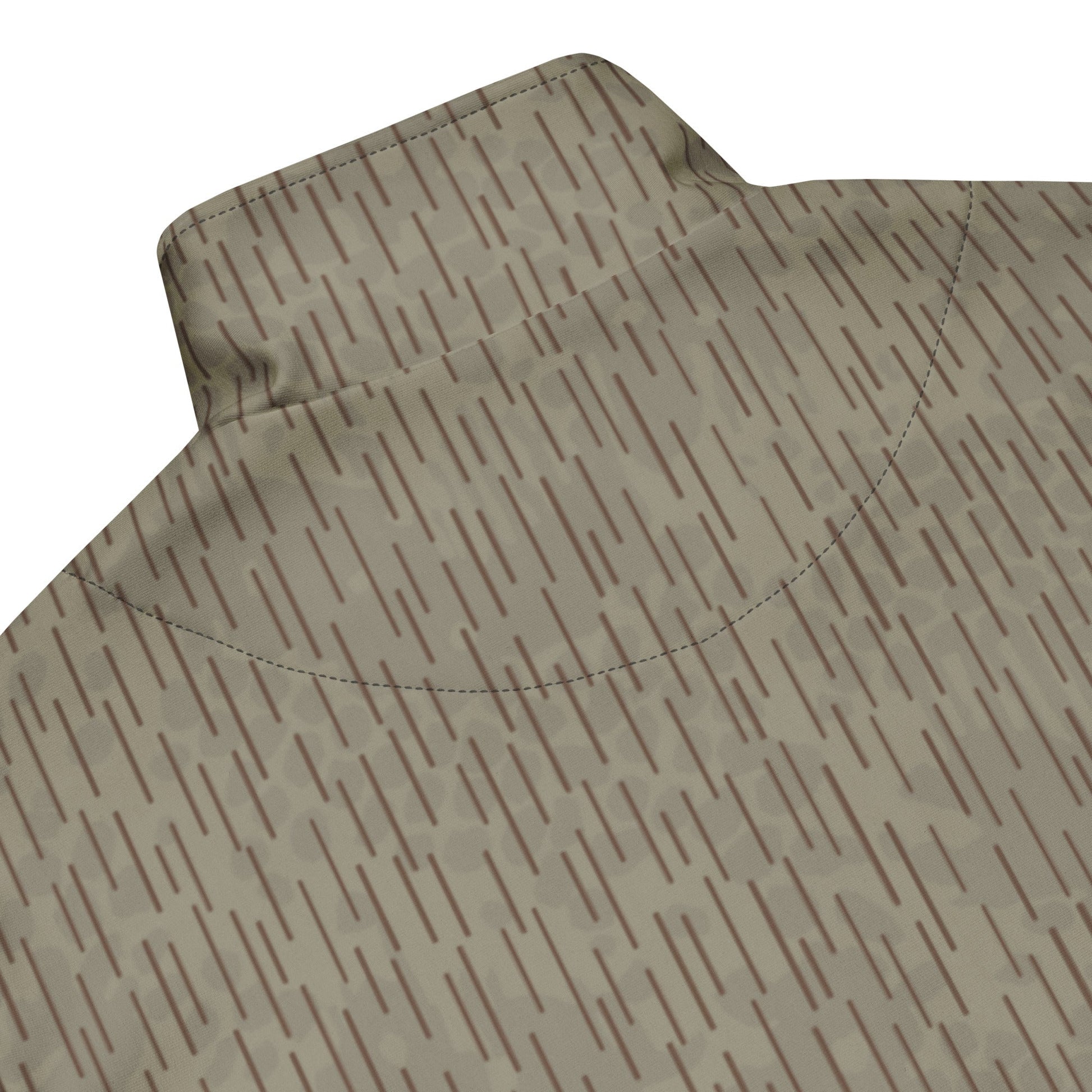 Czech Needles and Clouds Rainstripe Brown CAMO Unisex track jacket - Track Jackets