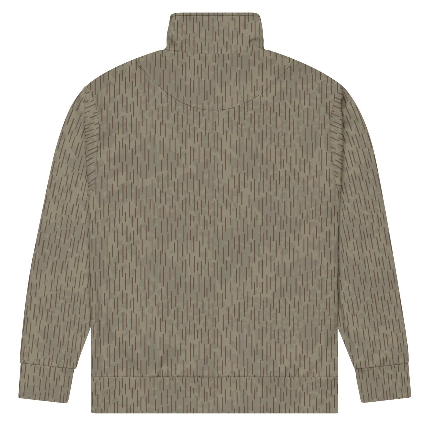 Czech Needles and Clouds Rainstripe Brown CAMO Unisex track jacket - Track Jackets