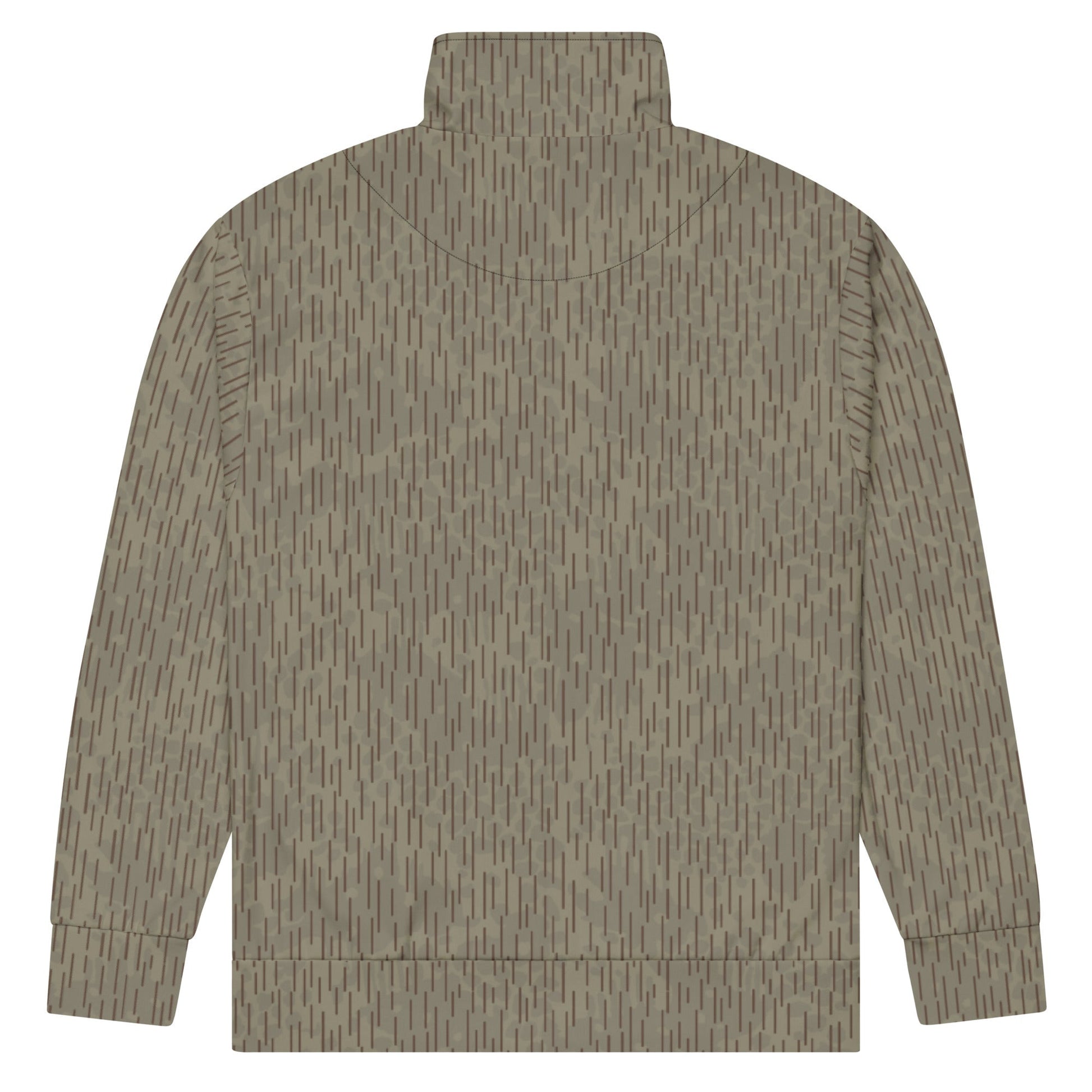 Czech Needles and Clouds Rainstripe Brown CAMO Unisex track jacket - Track Jackets