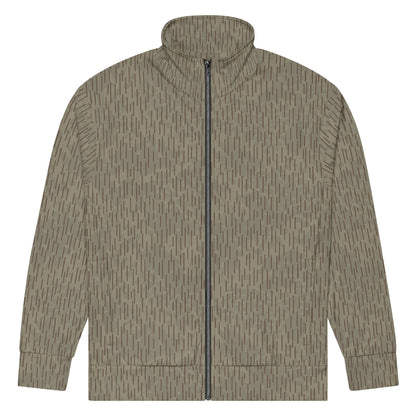 Czech Needles and Clouds Rainstripe Brown CAMO Unisex track jacket - Track Jackets