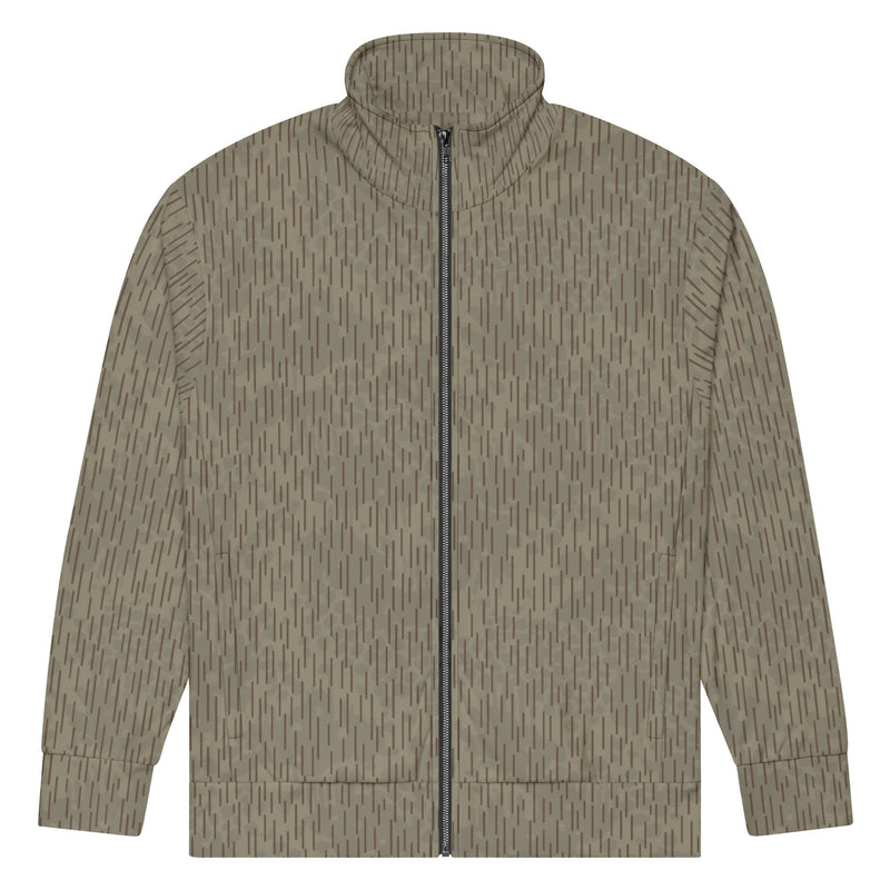 Rainstripe Needles and Clouds Brown CAMO Unisex Track Jacket