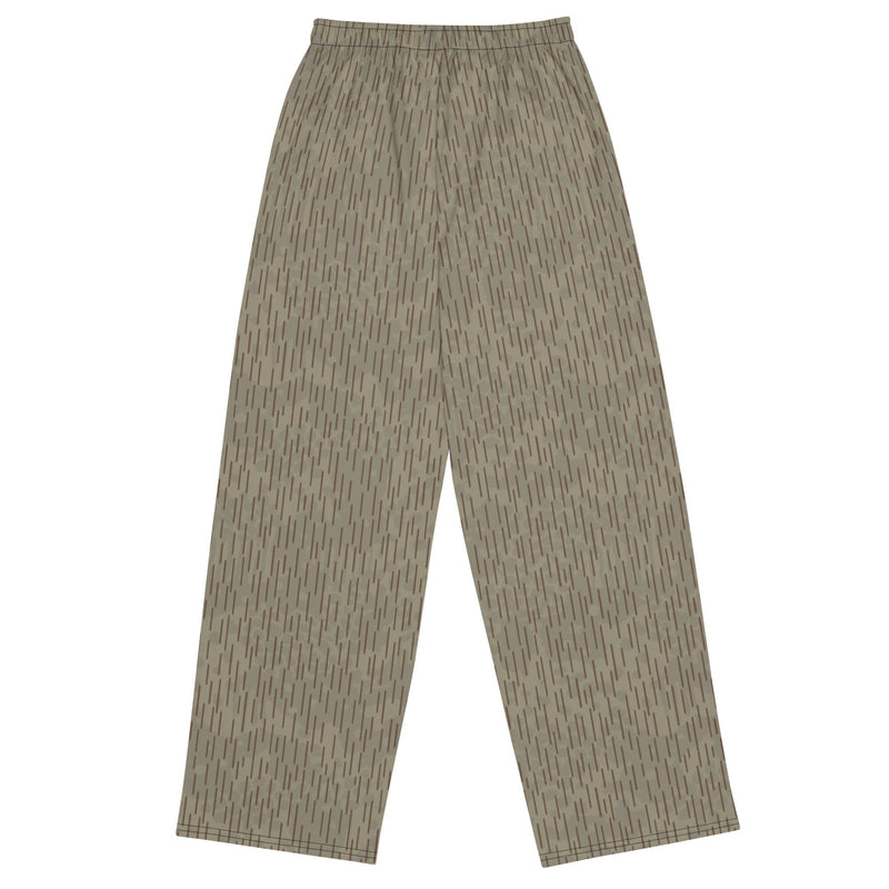 Rainstripe Needles and Clouds Brown CAMO Unisex Wide-Leg Leisure Pants - Pant