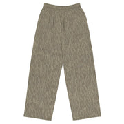 Rainstripe Needles and Clouds Brown CAMO Unisex Wide-Leg Leisure Pants - 2XS - Pant