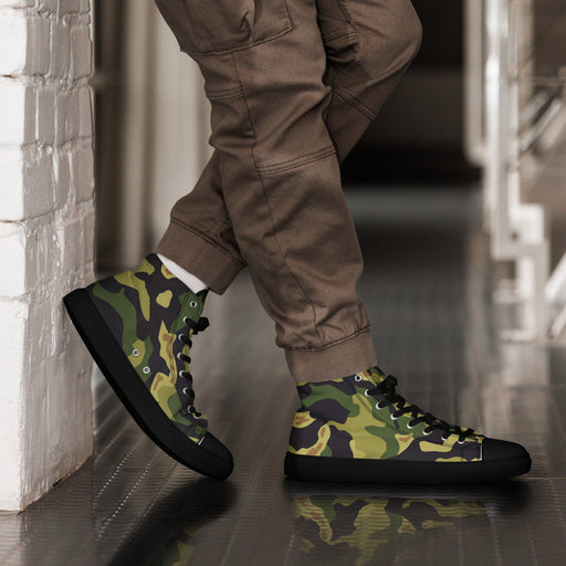 Salamander VZ60 CAMO Mens High-Top Canvas Shoes - Black / 5