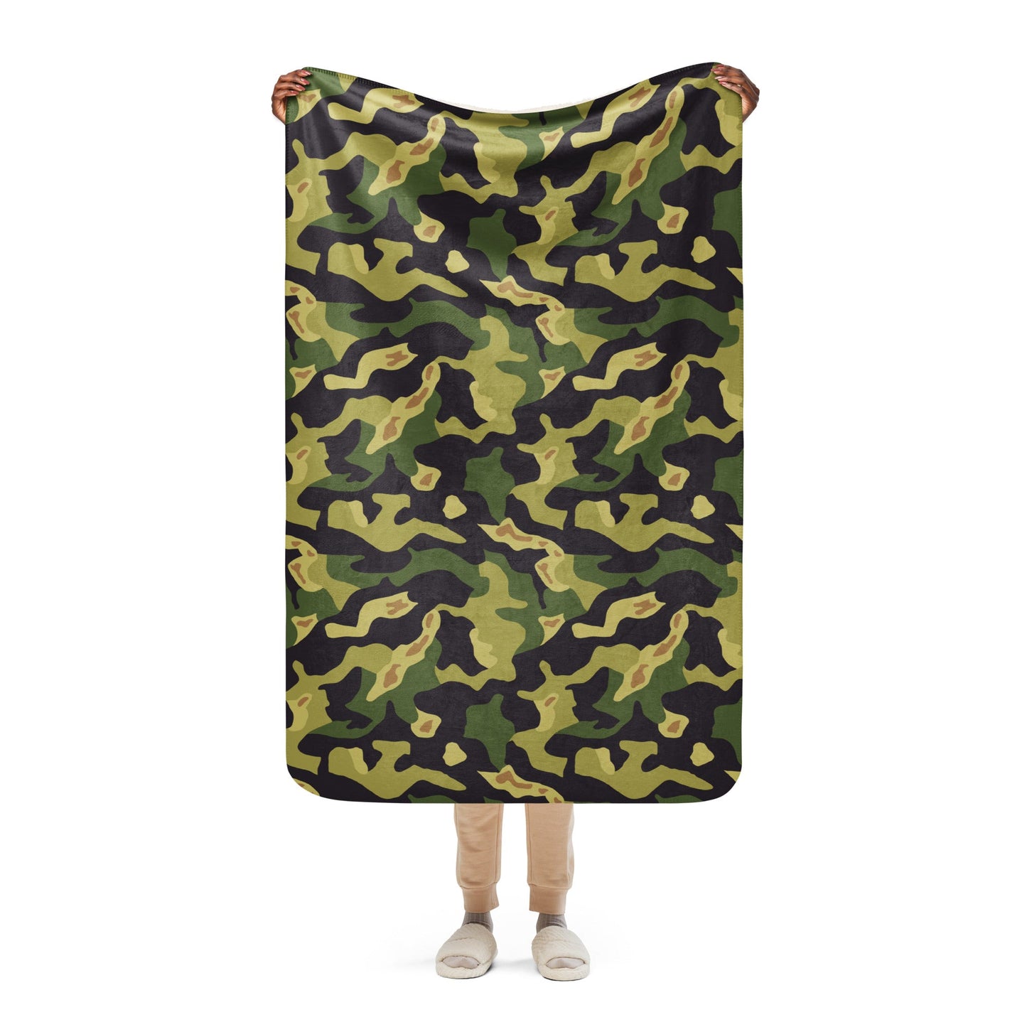 Czech Salamander VZ60 CAMO Sherpa blanket - 37″×57″ - Blankets