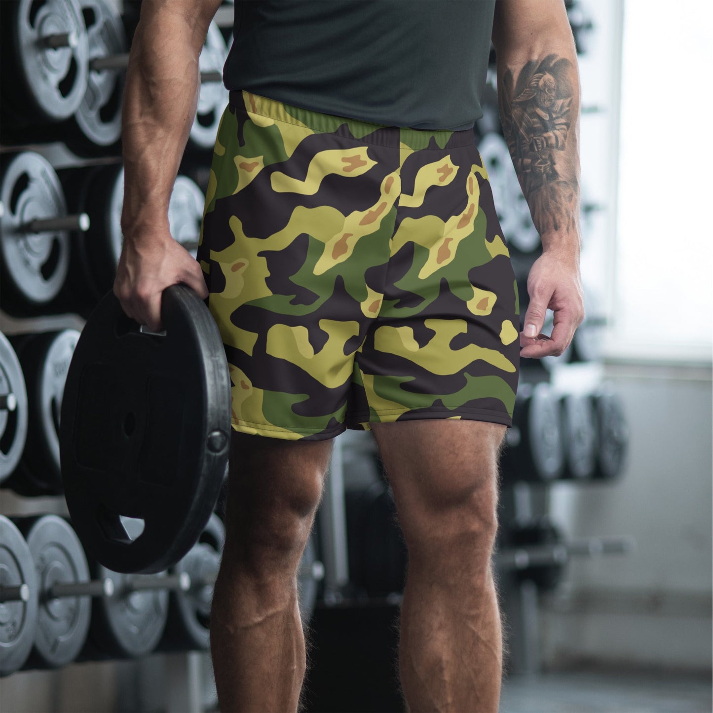 Czech Salamander VZ60 CAMO Unisex Athletic Long Shorts XS