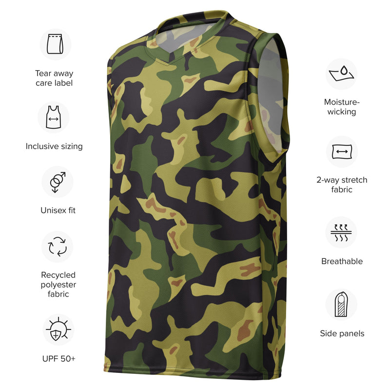 Salamander VZ60 CAMO Unisex Basketball Jersey