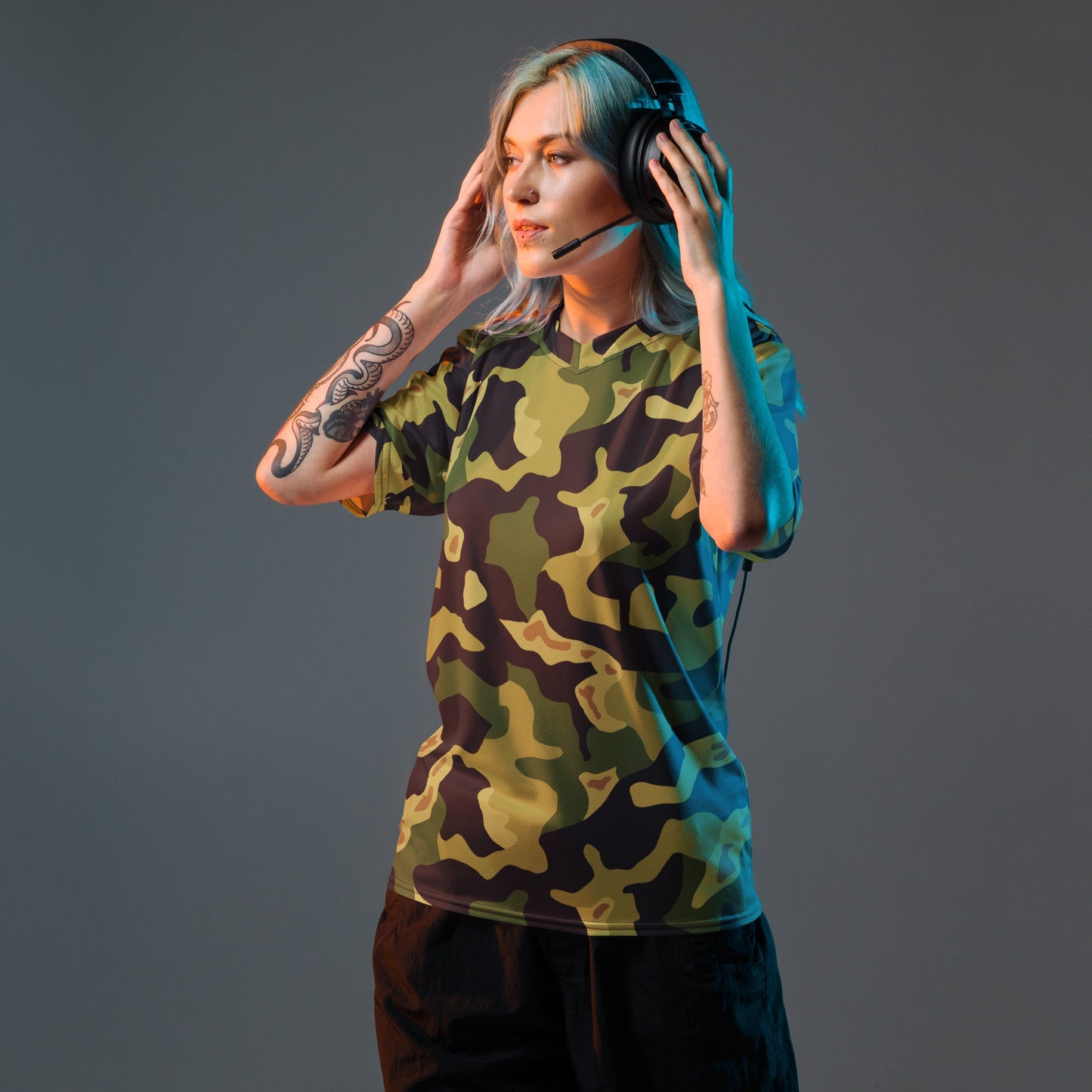 Czech Salamander VZ60 CAMO unisex sports jersey Sports Jerseys