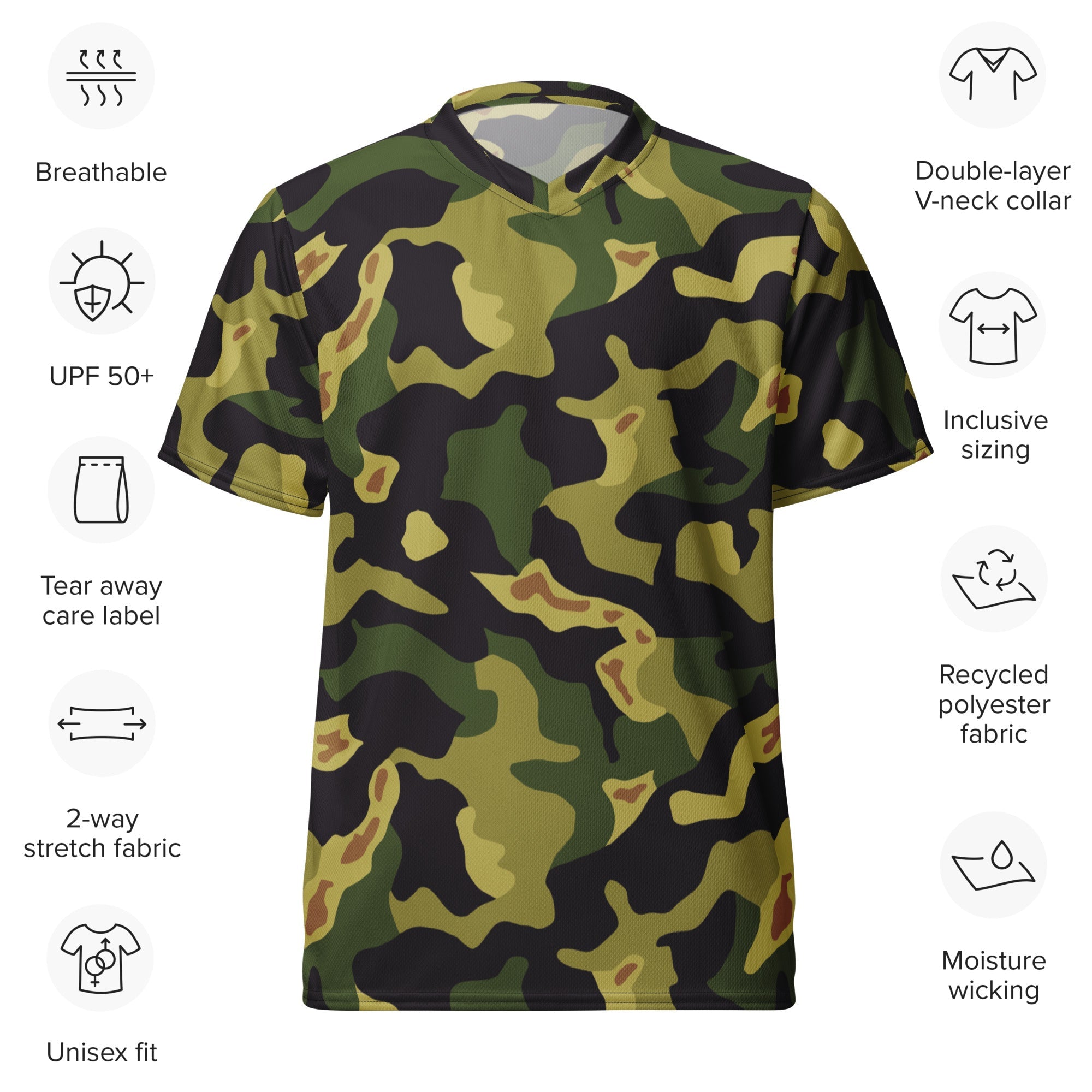 CAMO HQ - Czech Salamander VZ60 CAMO Unisex Sports Jersey