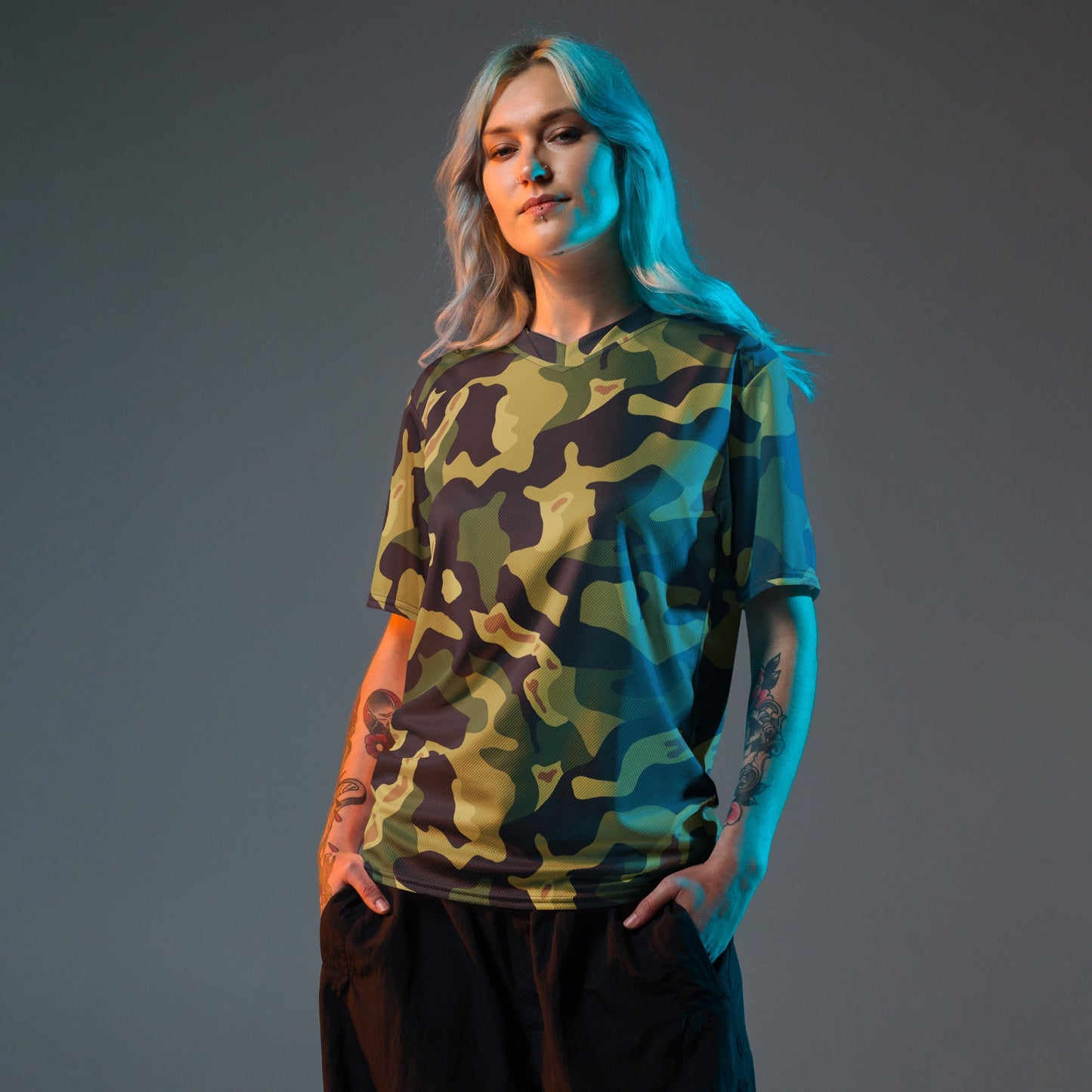 Czech Salamander VZ60 CAMO unisex sports jersey Sports Jerseys