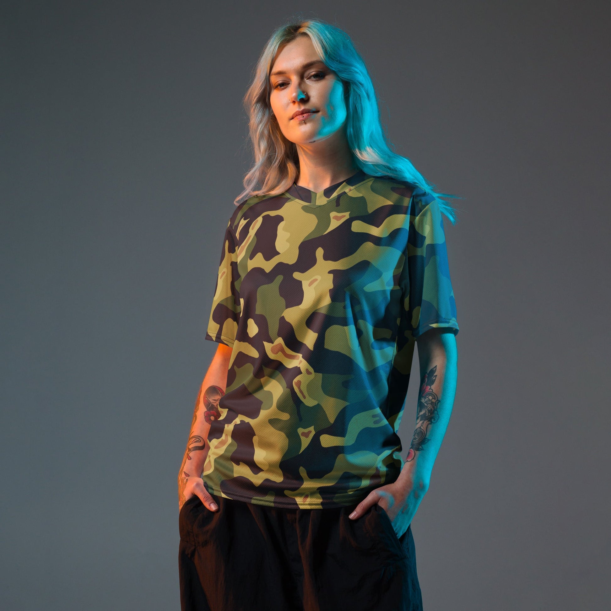 Czech Salamander VZ60 CAMO unisex sports jersey Sports Jerseys