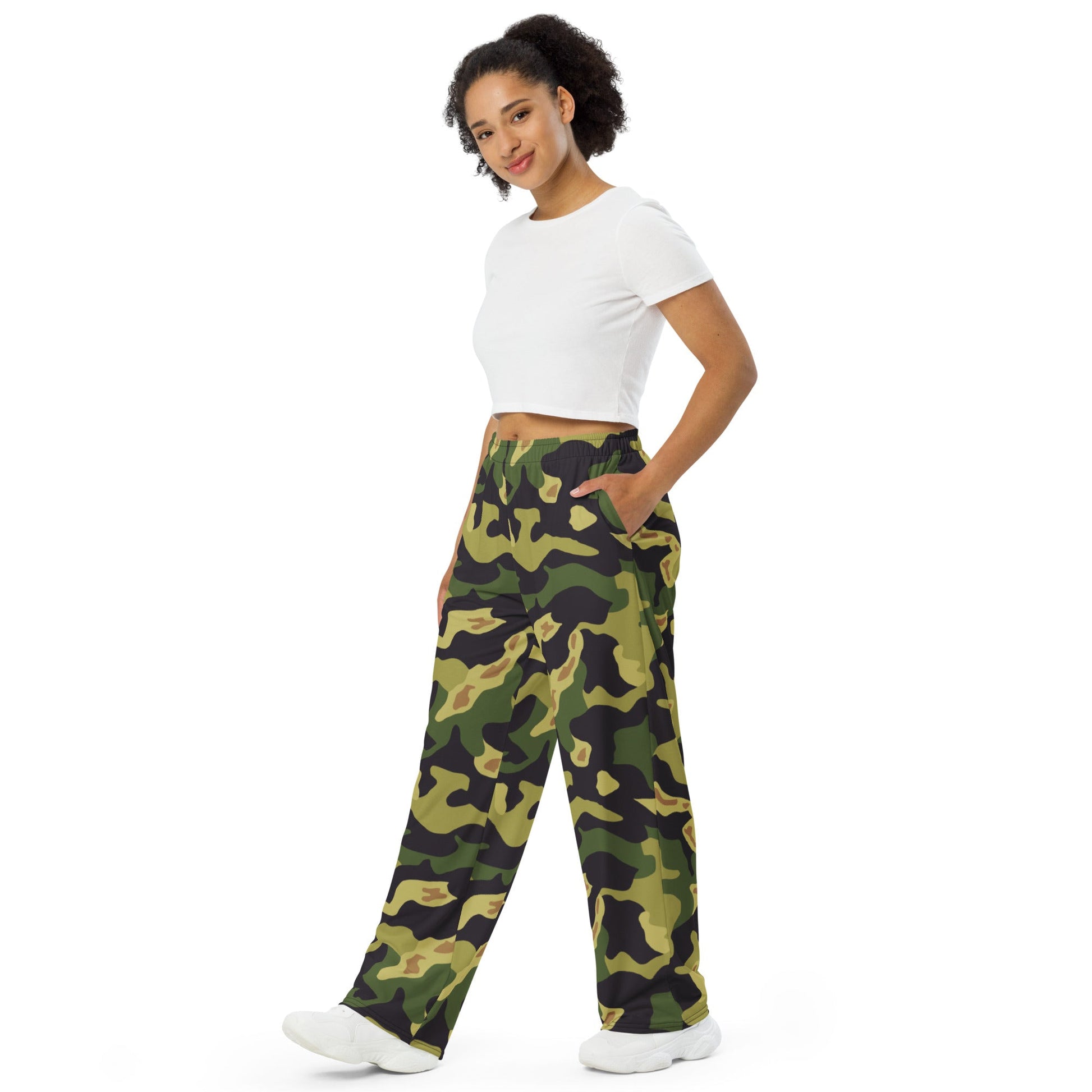 Czech Salamander VZ60 CAMO unisex wide leg pants Wide Pants