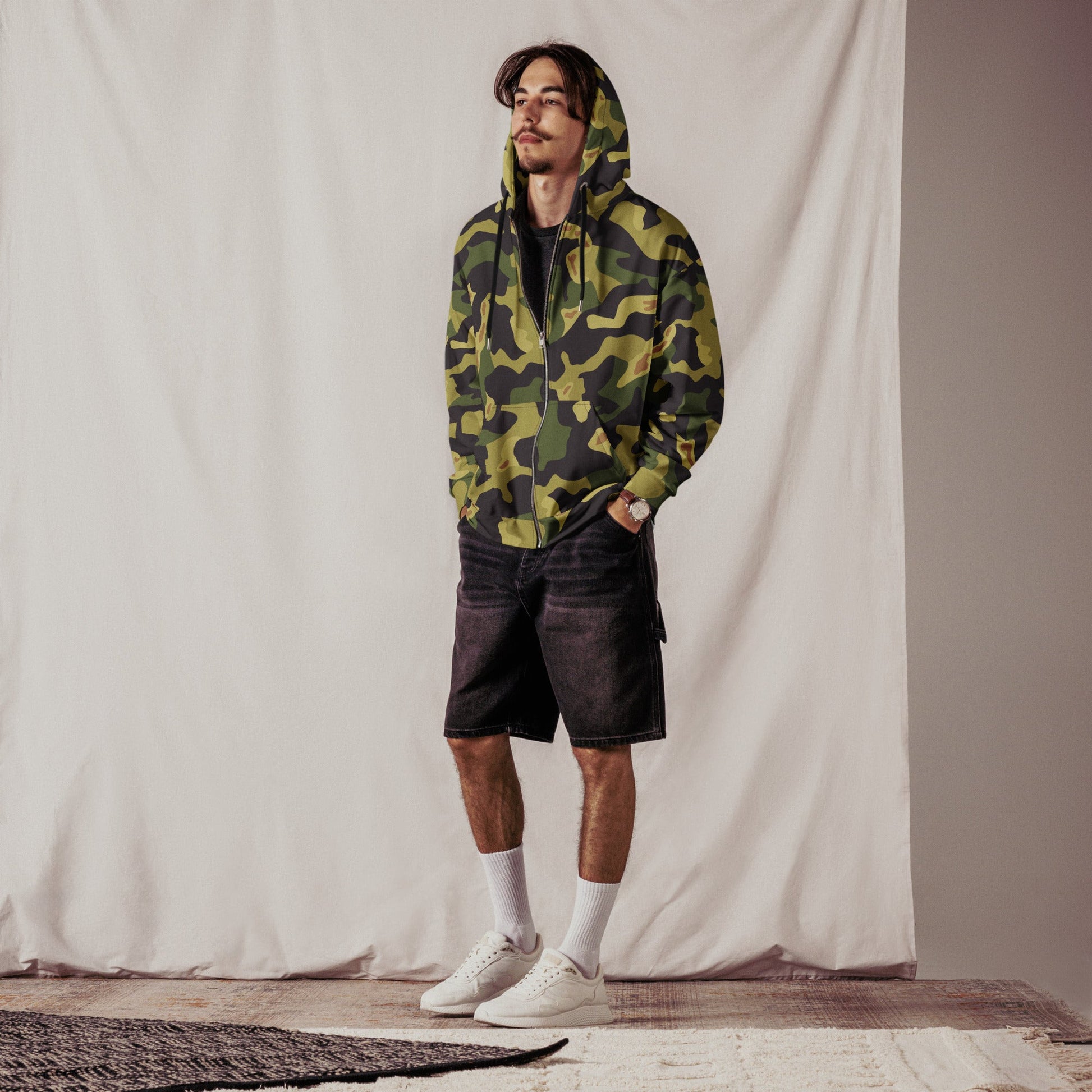 Czech Salamander VZ60 CAMO Unisex zip hoodie Zip Hoodies