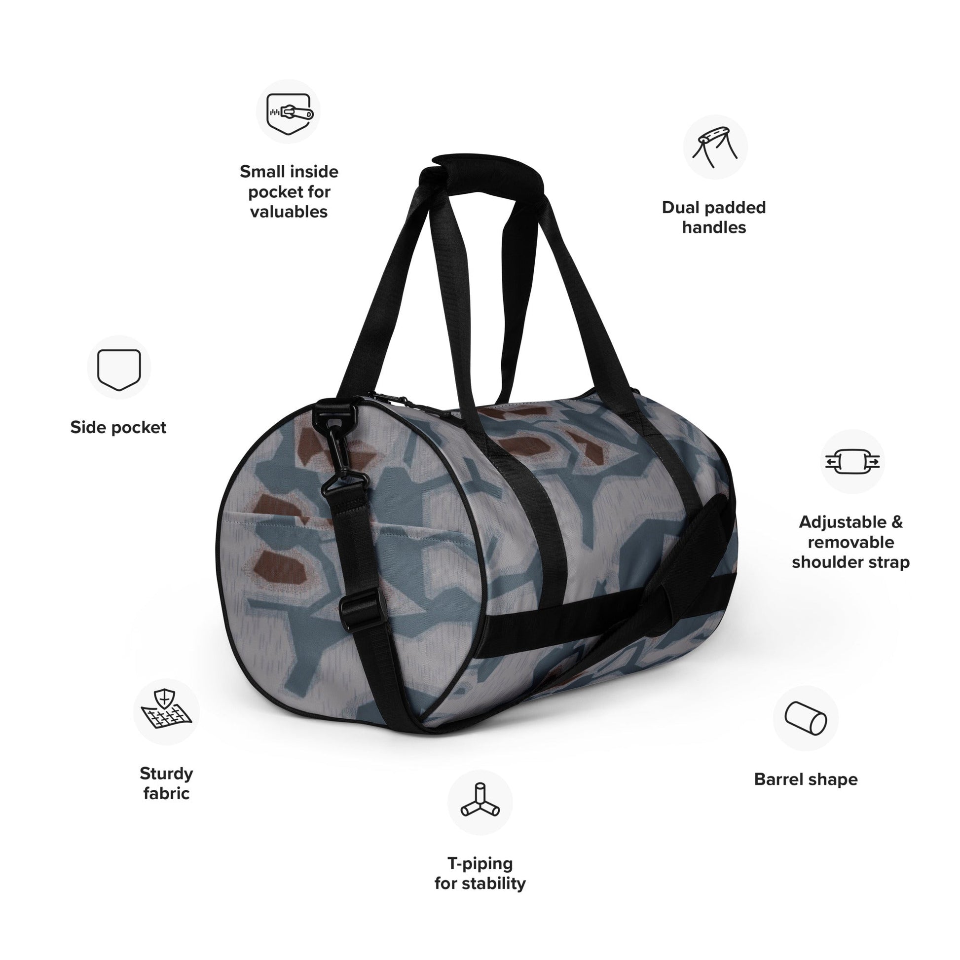 Czech Sumpfmuster Bahnak CAMO gym bag - Gym Bags