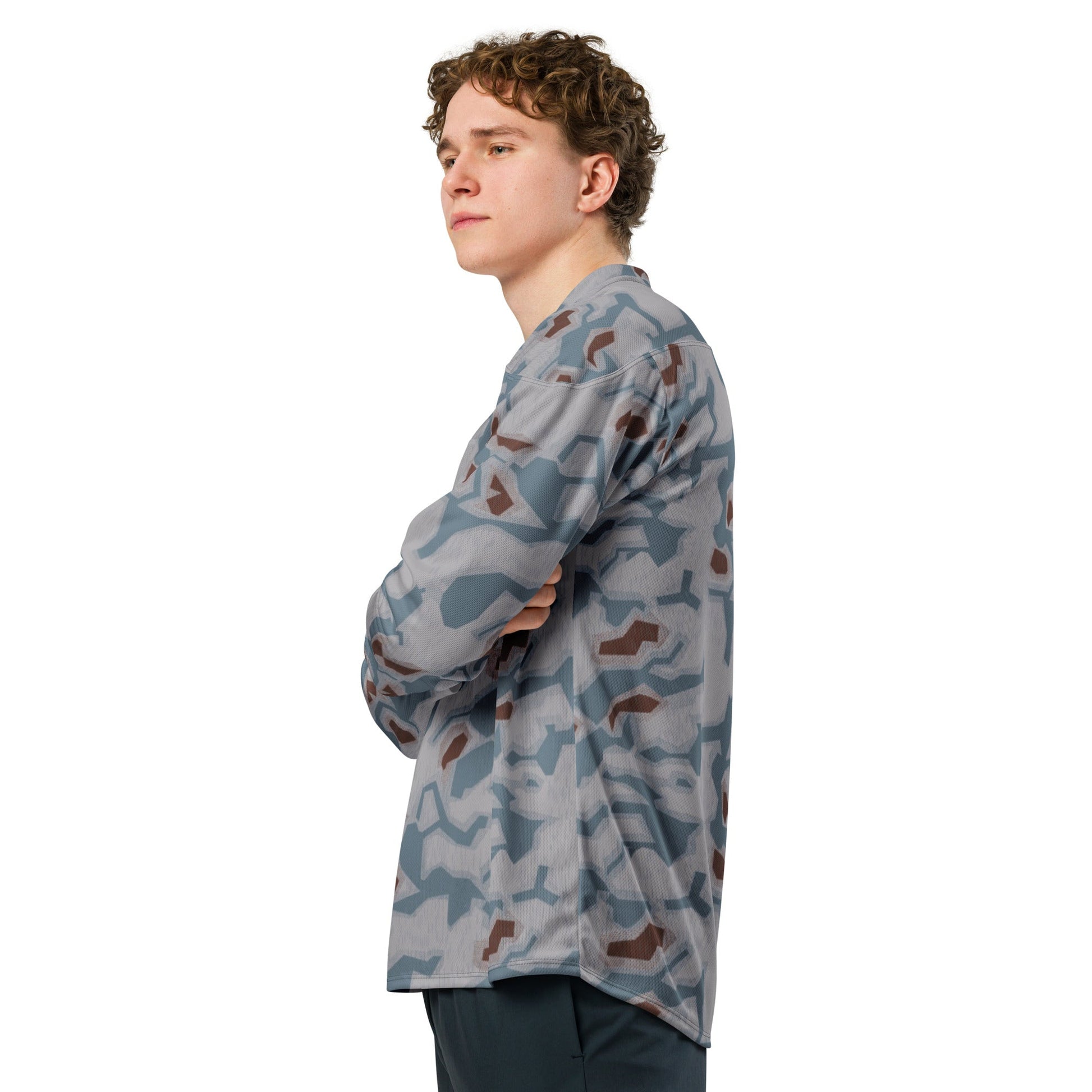 Czech Sumpfmuster Bahnak CAMO Unisex Hockey Fan Jersey - 2XS