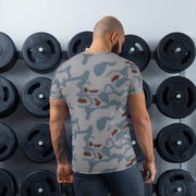 Sumpfmuster Bahnak Marsh CAMO Mens Athletic T-Shirt - Shirt