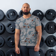 Sumpfmuster Bahnak Marsh CAMO Mens Athletic T-Shirt - XS - Shirt