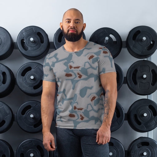 Sumpfmuster Bahnak Marsh CAMO Mens Athletic T-Shirt - XS - Shirt