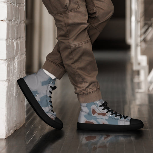 Sumpfmuster Bahnak Marsh CAMO Mens High-Top Canvas Shoes - 5