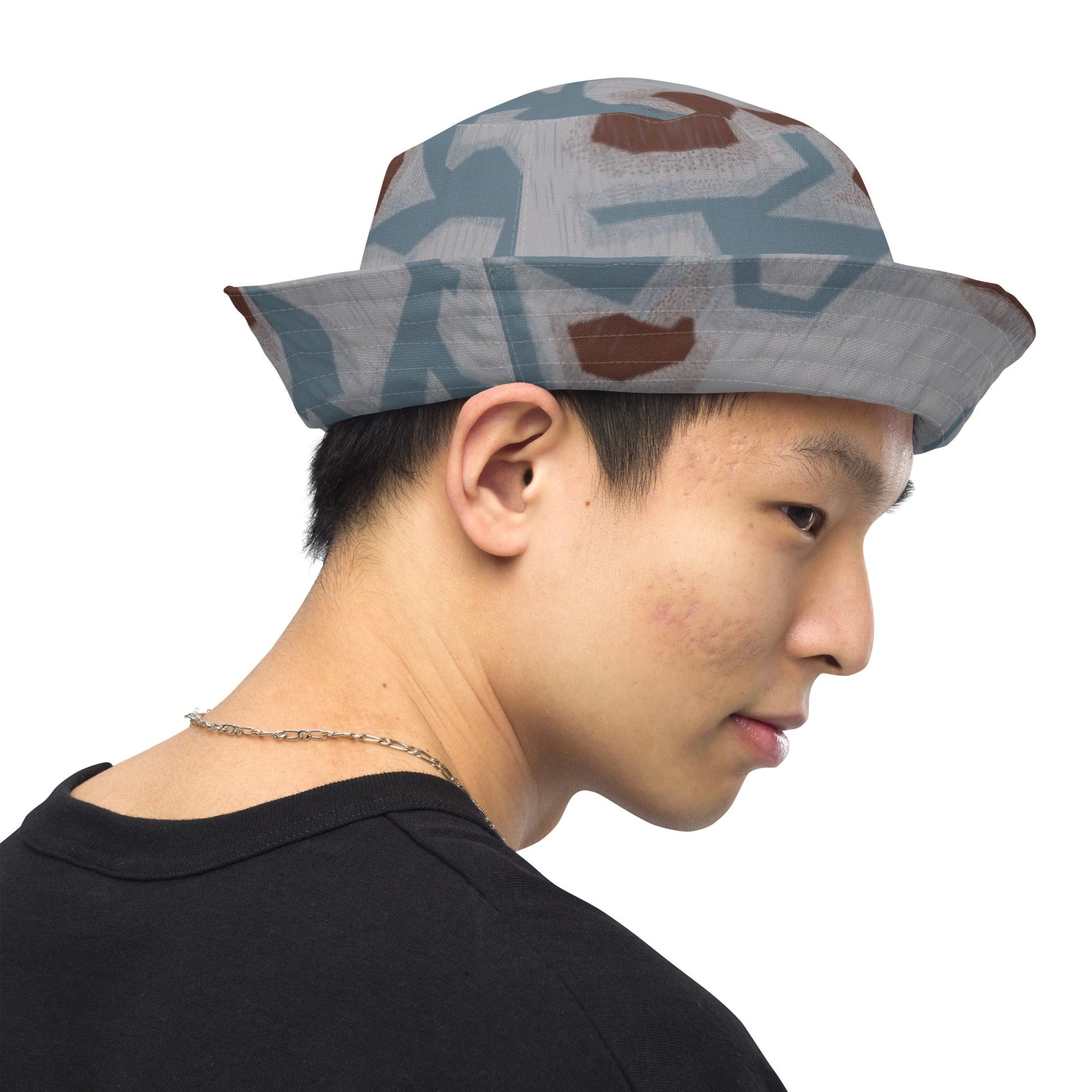 Czech Sumpfmuster Bahnak CAMO Reversible bucket hat - Bucket Hats