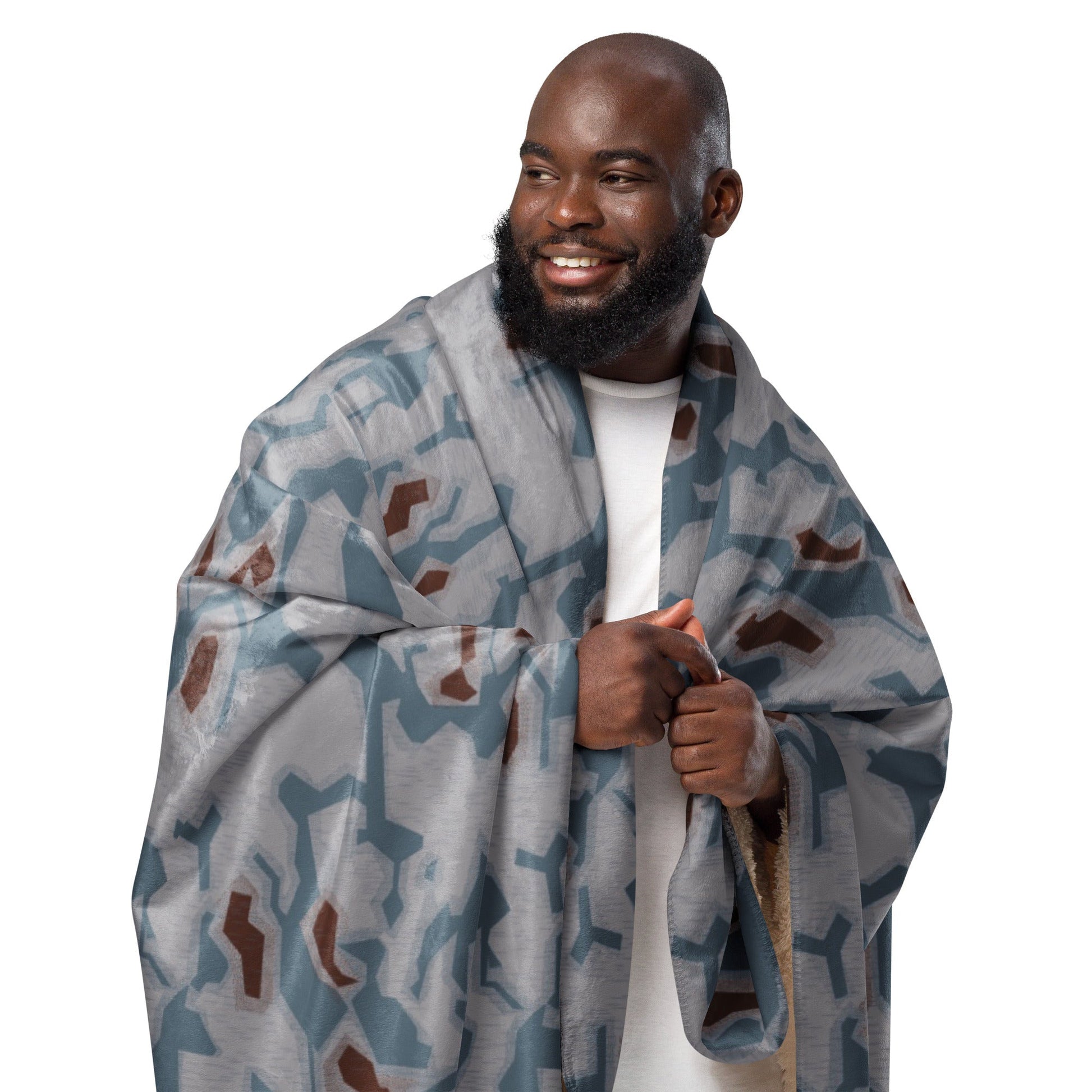 Czech Sumpfmuster Bahnak CAMO Sherpa Blanket