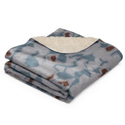Sumpfmuster Bahnak Marsh CAMO Sherpa Blanket