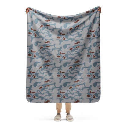 Czech Sumpfmuster Bahnak CAMO Sherpa Blanket - 50″×60″