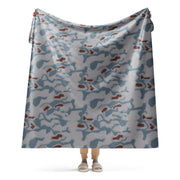 Sumpfmuster Bahnak Marsh CAMO Sherpa Blanket - 60″×80″