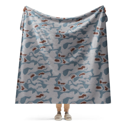 Czech Sumpfmuster Bahnak CAMO Sherpa Blanket - 60″×80″