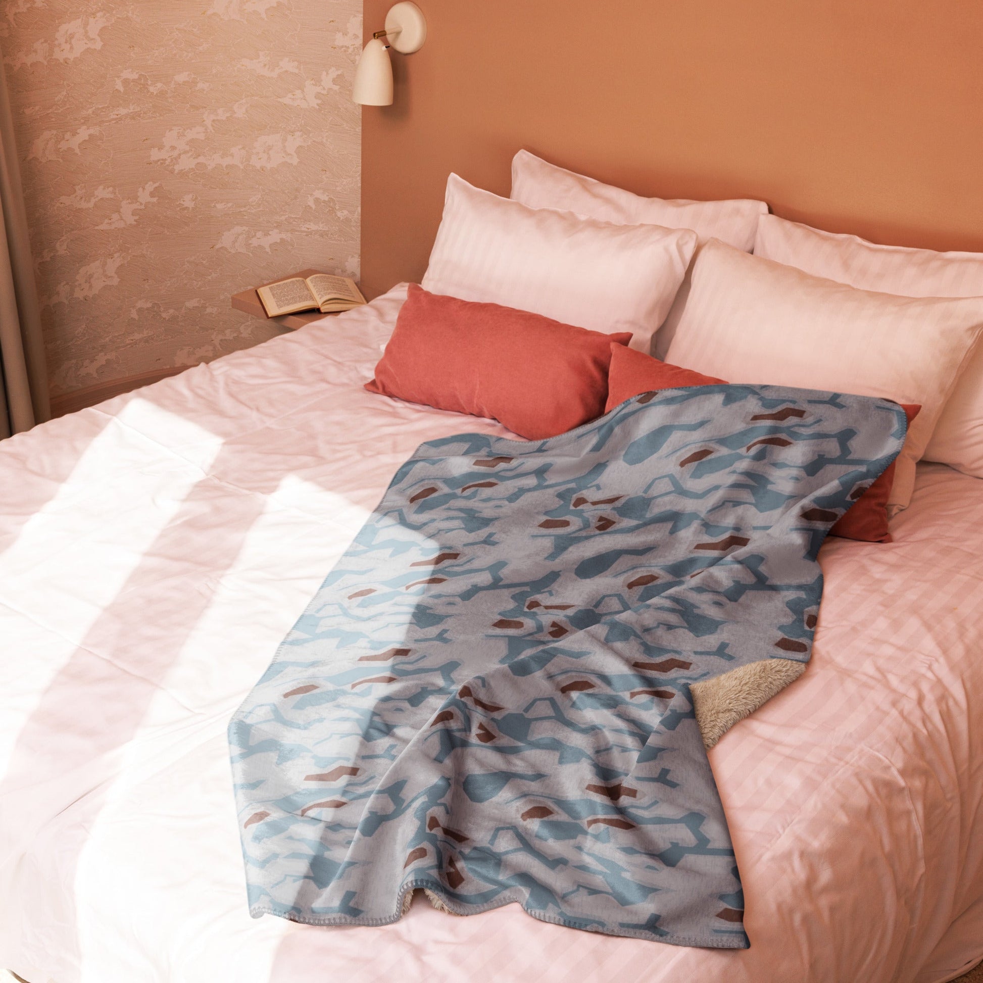 Czech Sumpfmuster Bahnak CAMO Sherpa Blanket