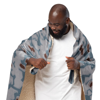 Czech Sumpfmuster Bahnak CAMO Sherpa Blanket