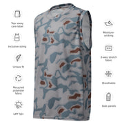 Sumpfmuster Bahnak Marsh CAMO Unisex Basketball Jersey