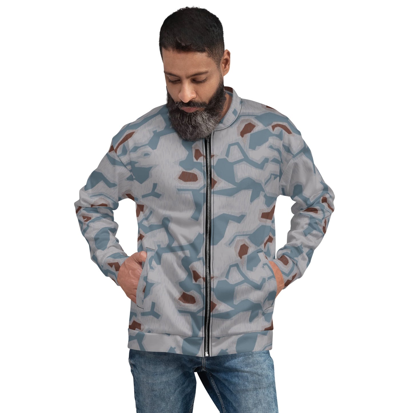 Czech Sumpfmuster Bahnak CAMO Unisex Bomber Jacket - Jackets