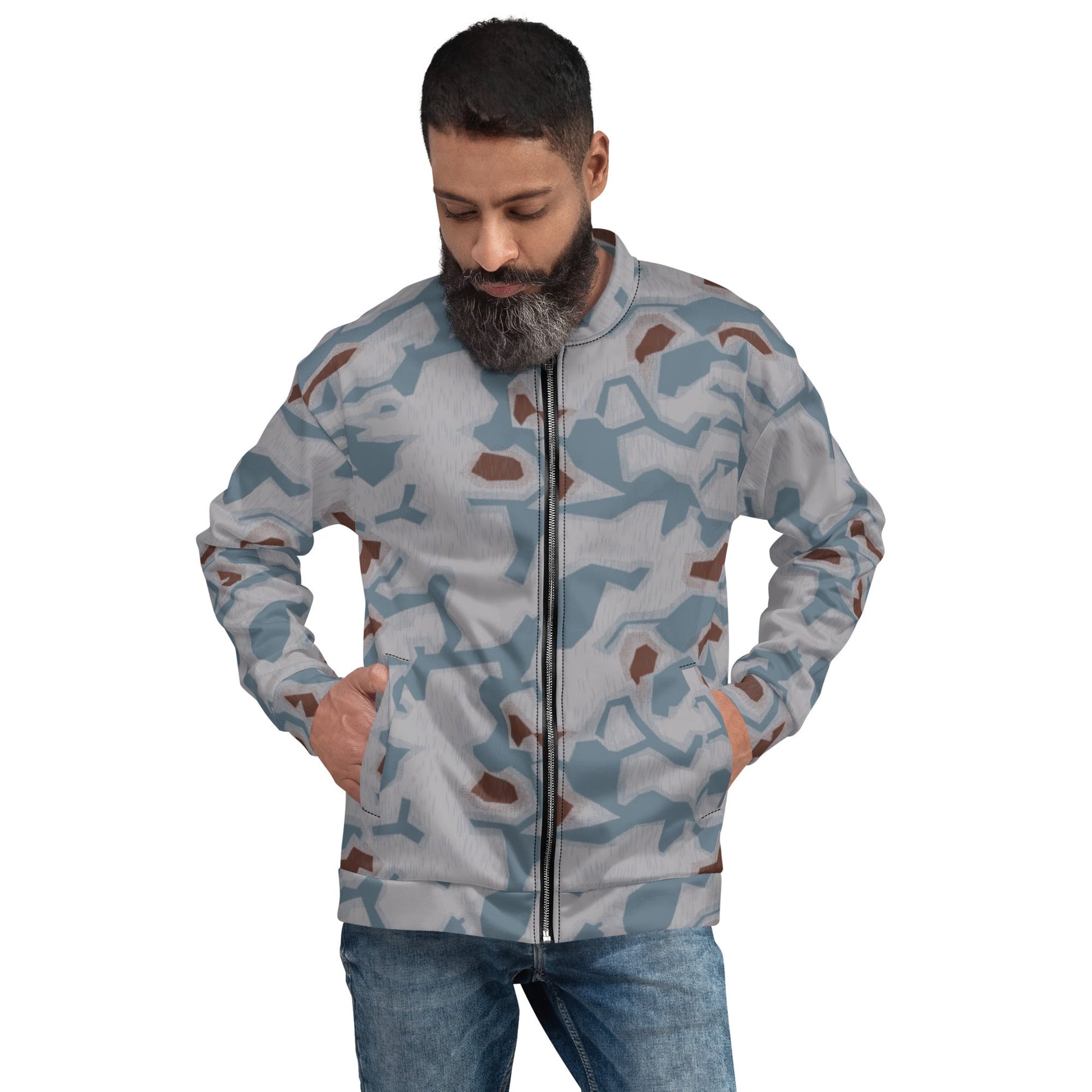 Czech Sumpfmuster Bahnak CAMO Unisex Bomber Jacket - Jackets