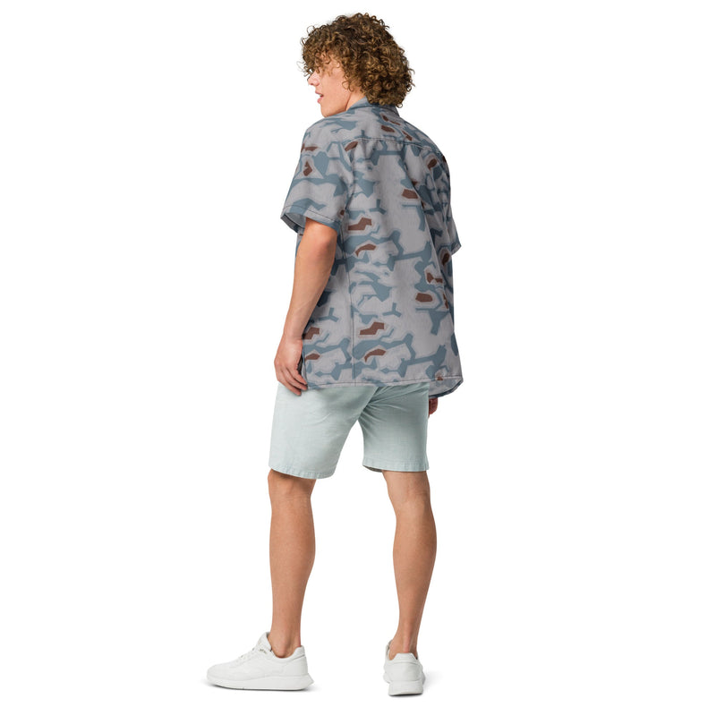 Sumpfmuster Bahnak Marsh CAMO Unisex Short-Sleeve Button Shirt - Button-Up