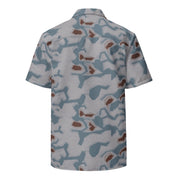 Sumpfmuster Bahnak Marsh CAMO Unisex Short-Sleeve Button Shirt - Button-Up