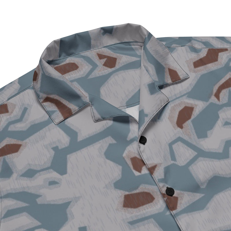 Sumpfmuster Bahnak Marsh CAMO Unisex Short-Sleeve Button Shirt - Button-Up