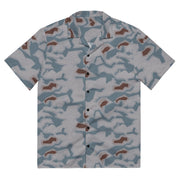 Sumpfmuster Bahnak Marsh CAMO Unisex Short-Sleeve Button Shirt - 2XS - Button-Up