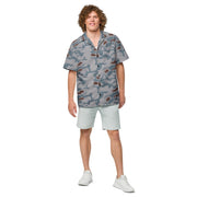 Sumpfmuster Bahnak Marsh CAMO Unisex Short-Sleeve Button Shirt - Button-Up