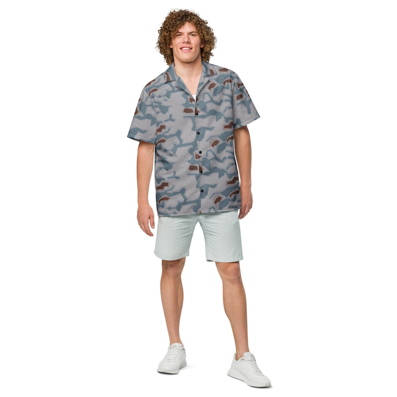 Sumpfmuster Bahnak Marsh CAMO Unisex Short-Sleeve Button Shirt - Button-Up