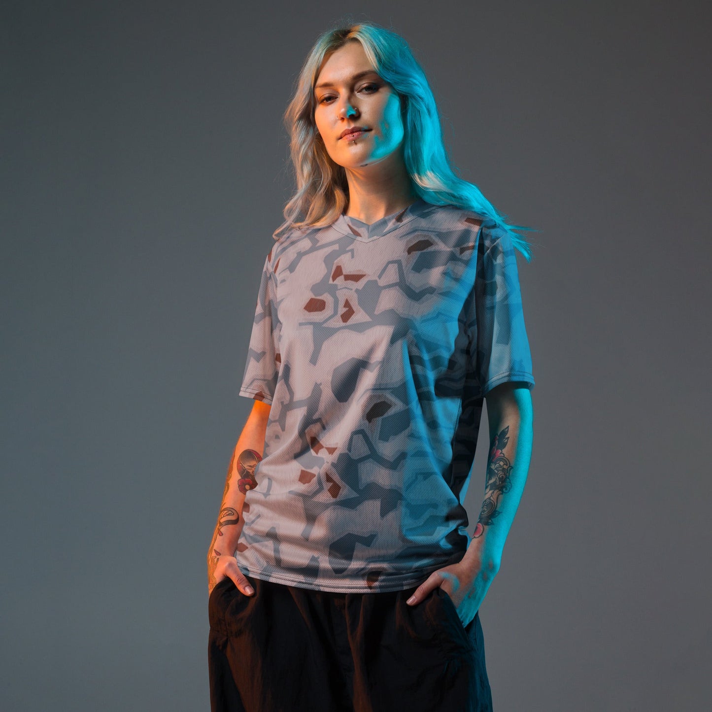 Czech Sumpfmuster Bahnak CAMO unisex sports jersey Sports Jerseys