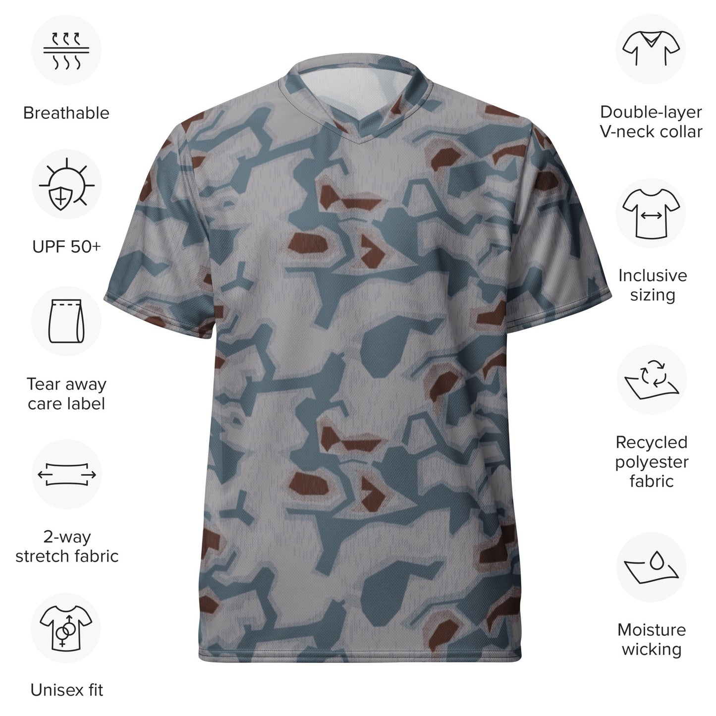 Czech Sumpfmuster Bahnak CAMO unisex sports jersey Sports Jerseys