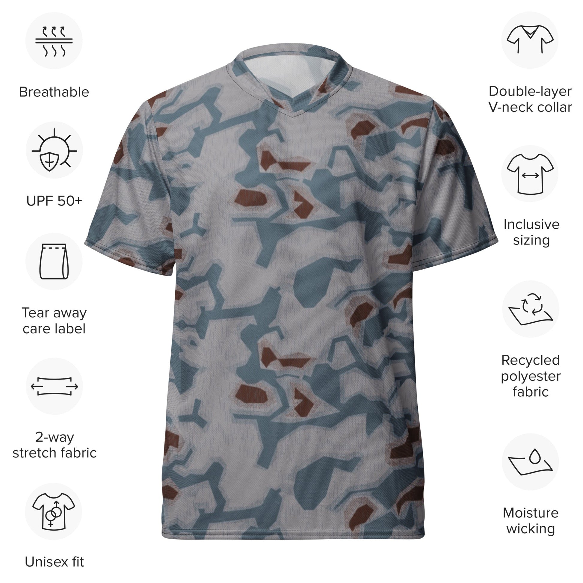 Czech Sumpfmuster Bahnak CAMO unisex sports jersey Sports Jerseys