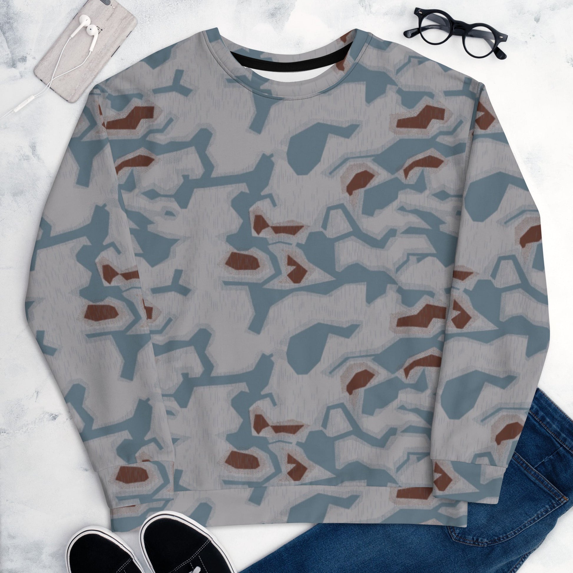 Czech Sumpfmuster Bahnak CAMO Unisex Sweatshirt
