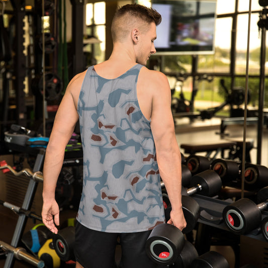 Czech Sumpfmuster Bahnak CAMO Unisex Tank Top Tops