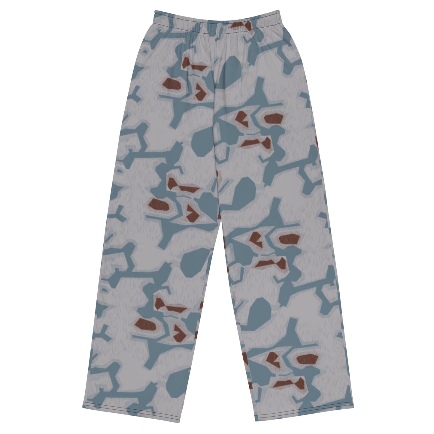 Czech Sumpfmuster Bahnak CAMO Unisex Wide-Leg Leisure Pants - 2XS