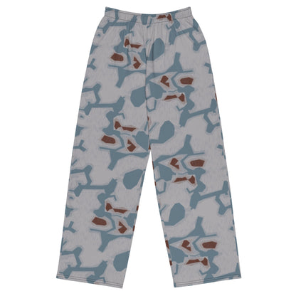 Czech Sumpfmuster Bahnak CAMO Unisex Wide-Leg Leisure Pants - 2XS